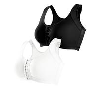 Push Up Bra,2PC Women's Comfortable And Sexy Front Buckle Without Steel Ring Bra
