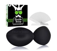 Push Up Bra Pads Inserts Breast Enhancers in Fun Sexy Colors with Double-Sided Tape, Black Licorice - D Cup…