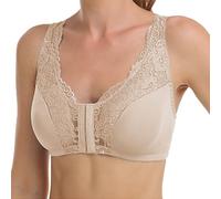 Push up Bra Women's Lace Flower Supportive Sports Bras Front-Closure Seamless Sexy Smart Underwire Everyday Bra Plus Size Breathable Stretchy Bras Wirefree Minimiser Soft Padded Bralettes Underwear