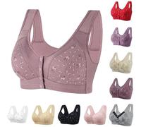Push Up Bras for Women Comfort Crop Top Soft Cup Full Coverage Bra Yoga Wirefree Underwear Leisure Stretch Everyday Bra Soft Cup Underwear Lounge Lingerie for Sleep Yoga Daily Wear Bra