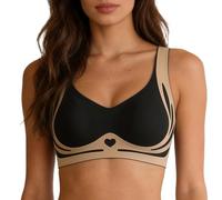 Push Up Bras For Women - Women's Seamless Thin Vest Bra with Soft Support and Breathable Comfort for Larger Featuring a Demi Fixed Cup Design