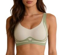 Push Up Bras For Women - Women's Seamless Thin Vest Bra with Soft Support and Breathable Comfort for Larger Featuring a Demi Fixed Cup Design