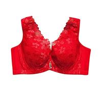Push Up Bras Lace Triangle Bras Deep V Neck Gathering Non Wired Bras for Women UK Backless Beauty Bras for Women with Spaghetti Adjustable Strap Ultra-Thin Ice Silk Seamless Bra