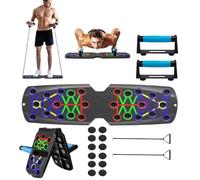 Push Up Exercise 14 in 1 Gym Board Burn Fat Sculpt Shoulders Chest Back Triceps - Portable Fitness Training System with Colour-Coded Positions - Home Workout Equipment for Men & Women