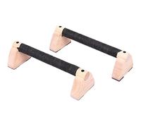 Push Up Handles - Push Up - for Men | Push Up Handles Parallettes Bars, 2 x Training Equipment, Accessories for the Gym with Wooden Handles for Strength Training, Calisthenics