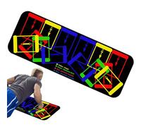 Push Up Mat - PU Training Pushup Board Guide, Strength Workout Exercise Conditioning Practice Athletic Gear| Bodybuilding Fitness Sports With Non Slip Base For Home Gym Equipment