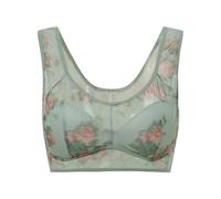 Push Up Non Wired Bras for Older Women Ladies UK Ice Silk Mesh Breathable Corset Comfortable Sports Bra High Impact Support Wireless Plus Size Yoga Bralettes Blue
