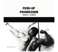 Push-up Progression from 0 - 20 | 2 to 3-month process of gradual repetition increase: Beginner level fitness journey | Pushup Challenge | Programed by Military Veteran