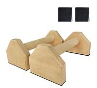 Push-Up Stand Push-up Stand Wood Pushup Bars Exercise Non-Slip Parallettes Handle Stands Calisthenics Fitness Equipment Home Strength Training(25cm)
