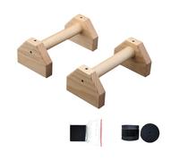 Push-Up Stand Push Up Stands 2pcs Wooden Double Rod Single Double Handles Headstand Shelf For Women Men Protable Gym Gear Equipment