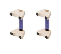 Push-Up Stand Wooden Push-up Stand Non-SlipPush Up Bar Handles Fitness Pushup Board Calisthenics Parallettes Bar Exercise Equipment For Home(20CM-Bearing 400KG)