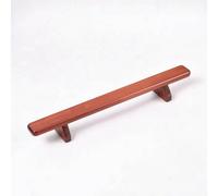Push Up Training Stand Parallettes Bar Upper Workout Equipment Bodyweight Bar With Stable Freestanding Frame Suitable for home workouts professional studios, color to 1, Red Walnut