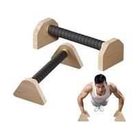 Push Up Wooden Push Up Handles Pushup Hand Grip Strength Training 1 Pair Non-Slip Core Reinforcement Trainer Tools for Boards Balance Handstands Home Fitness
