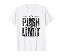 Push Your Limit Super Coders Motivational T-Shirt