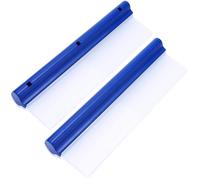 Pushaccas 2 Pcs T Bar Car Squeegee for Window Cleaning, Silicone Car Squeegee for Drying Professional Flexible One Pass Water Blade Auto Water Blade Cleaning for Windshield, Glass, Bathroom, 12 Inch