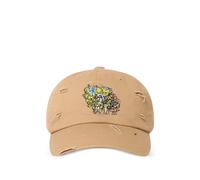 pushBUTTON Crying Girl distressed baseball cap - Neutrals One Size