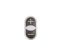 Pushbutton Drive Double/ + Black with RMQ Titanium 218145