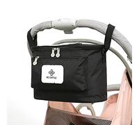 Pushchair Organiser Pram Organiser Pushchair Organiser Bag Strollers Pushchair Storage Bag Pram Buggy Organiser Bag Baby Bags For Prams black