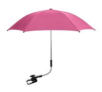 Pushchair Parasol Compatible with Bugaboo, Universal Pram Parasol with 50+ UV Protection, Baby and Infant Sun Umbrella for Buggy, with Adjustable Fixing Clamp, Clip on Stroller Umbrella (Hot Pink)