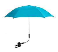 Pushchair Parasol Compatible with Bugaboo, Universal Pram Parasol with 50+ UV Protection, Baby and Infant Sun Umbrella for Buggy, with Adjustable Fixing Clamp, Clip on Stroller Umbrella (Light Blue)