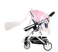 Pushchair Rain Cover Stroller Weather Shield Universal Pram Raincover Buggy Rain Shield Windproof Waterproof Rain Cover Baby Travel Weather Shield Harmless EVA Raincover
