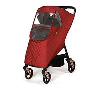 Pushchair Rain Cover, Universal Baby Stroller Rain Cover, Windproof Fogproof and Snowproof Keep Warm, Transparent Viewable Window, for Baby Carriage(Color:C)