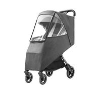 Pushchair Rain Cover Universal Stroller Pram Buggy Raincover Waterproof Weather Shield Windproof Baby Pram Raincoat Large Carrycots Rain Shield with Canopy Window for Outdoor Carrying Walking