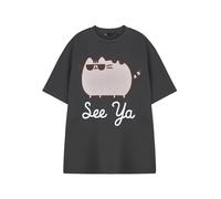 Pusheen Adult Short Sleeved T-Shirt (Unisex Charcoal) in Grey | Size: 2XL Pusheen Grey 2XL