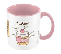 Pusheen Baked With Love Inner Two Tone Mug White/pink (12Cm X 8.7Cm X 10.5Cm)