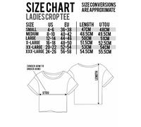 Pusheen Cropped T-Shirt for Women | Ladies Cartoon Animal Tabby Cat Purrfect Cream Top The Cat Merchandise X-Large