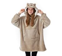 Pusheen Blanket Hoodie (Girls Brown)