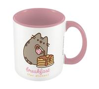 Pusheen Breakfast Contrast Mug Pink/white (One Size)