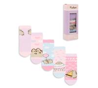 Pusheen Calf Socks Set of 5 | Girls Multicoloured | Official Merch