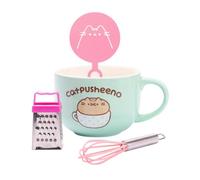 Pusheen Catpusheeno Mug And Stencil Set Turquoise/pink (One Size)