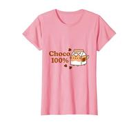 Pusheen Choco Milk Tshirt T-Shirt, Women, Pink, X-Small