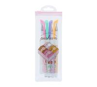 Pusheen Gel Pen Set | Kawaii Pens for Writing & Drawing | Cute Stationery Set with Macaron Design | Pusheen Gifts for Girls & Teens | Smooth Writing Ink Pens