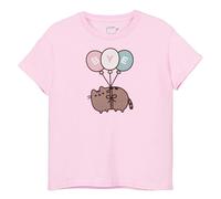 Pusheen Girls Bye Balloons Short-Sleeved T-Shirt - Pink - Pink - 13-14 Years