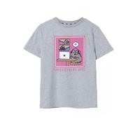 Pusheen Girls T-Shirt | Grey Weekend Plans Cat Graphic Tee for Kids | Adorable Short-Sleeved Internet Cat Top | Comfortable & Stylish Cute Daywear | Merchandise Gift for Children & Teens