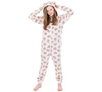 Pusheen Girl's Onesie (Kids Pink) in Pink | Size: 9-10 Years Pusheen Pink 9-10 Years