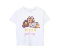 Pusheen Girls Pizza Purrty Short-Sleeved T-Shirt NS8402