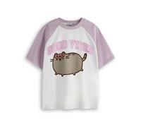 Pusheen Girl's Short Sleeved T-Shirt (Kids White) in White | Size: 13-14 Years Pusheen White 13-14 Years