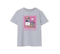 Pusheen Girls T-Shirt | Short-Sleeved Graphic Tee for Kids | Crew Neck Internet Cat Top | Comfortable & Stylish Cute Daywear | Merchandise Gift for Children & Teens