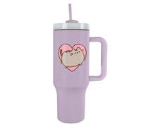 Pusheen Heart 1L Travel Mug - Purple - Purple - One Size