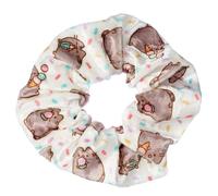 Pusheen Ice Cream Scrunchie - White/Grey - White/Grey - One Size