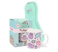 Pusheen Mug and Sock Gift Set | Womens Green | Official Merch