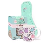 Pusheen Mug Slipper Socks Gift Kids Adults Cat Cup One Size 11 Oz