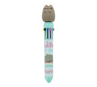 Pusheen Multi Colour Pen | 10-Colour Writing Pen with Novelty Design | Cute Kawaii Stationery for Kids & Teens | Official Pusheen Gifts