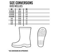 Pusheen Girls Wellies | Kids Multicoloured Rain Protection Wellington Boots the Cat Cartoon | Water Resistant Rubber Walking Shoes with Strap Buckle | Merchandise Gift for Children