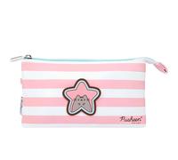 Pusheen Pencil Case / Makeup Foodie Collection 3 Compartments, White / Pink
