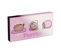 Pusheen Purrito Letterbox Light Up Canvas Pink/brown (15.5Cm X 4Cm X 30.5Cm)
